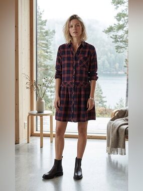 Current Elliott Tartan Plaid
Drop Waist Preppy Dress Size 1 equivalent to Small